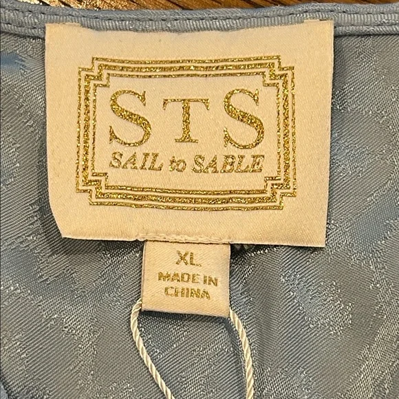 Sail to Sable Blue Long Sleeve Dress. NEW with tags.  Size XL - Picture 14 of 17